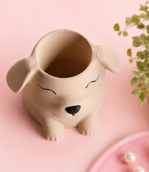 Sleepy Puppy Planter