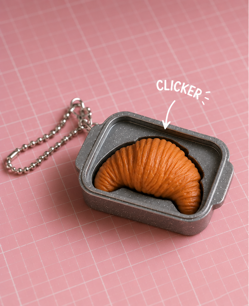 Croissant in Oven Tray Clicker
