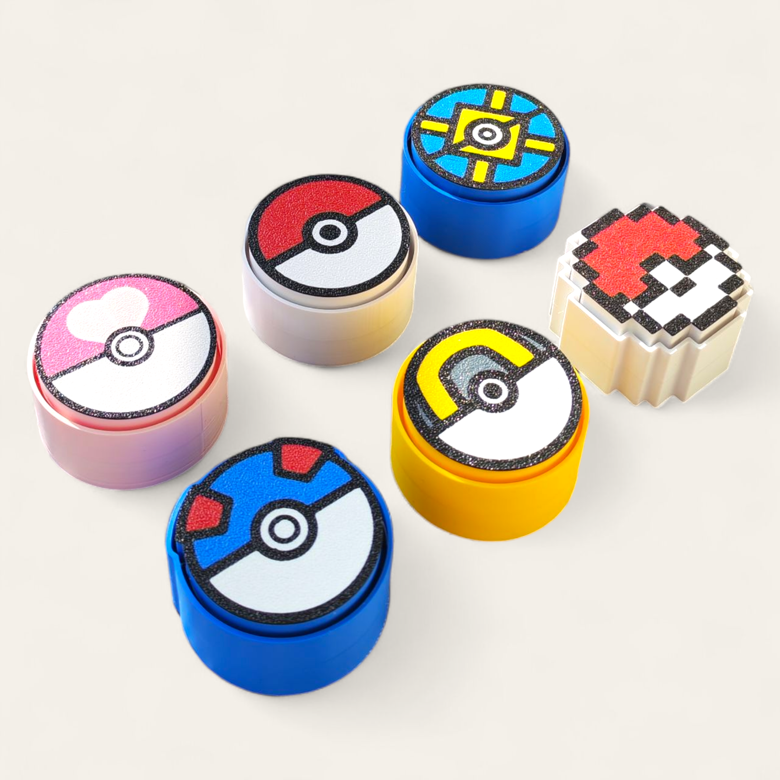 Pokeball Fidget Clickers - 6 Variants