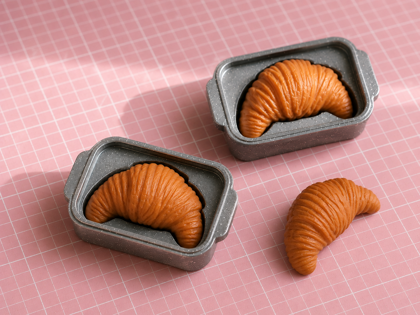 Croissant in Oven Tray Clicker