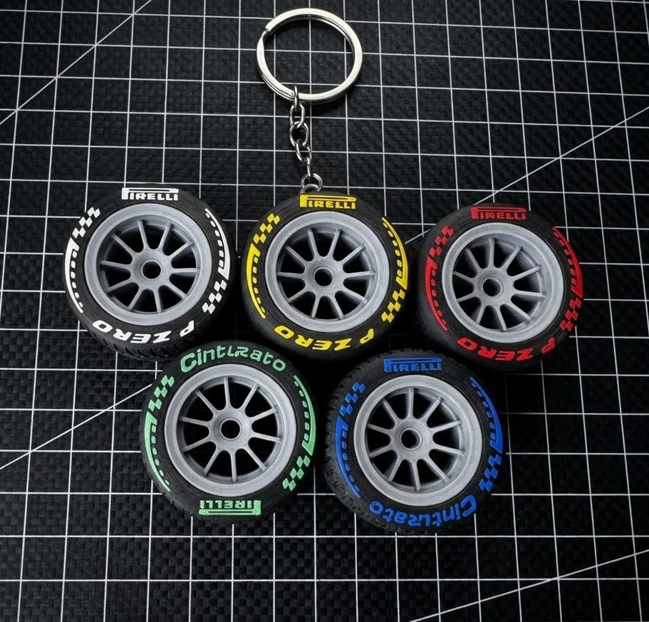 FORMULA 1 2026 Pirelli Tyre Keychain