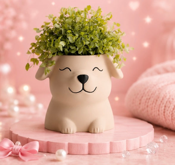 Sleepy Puppy Planter