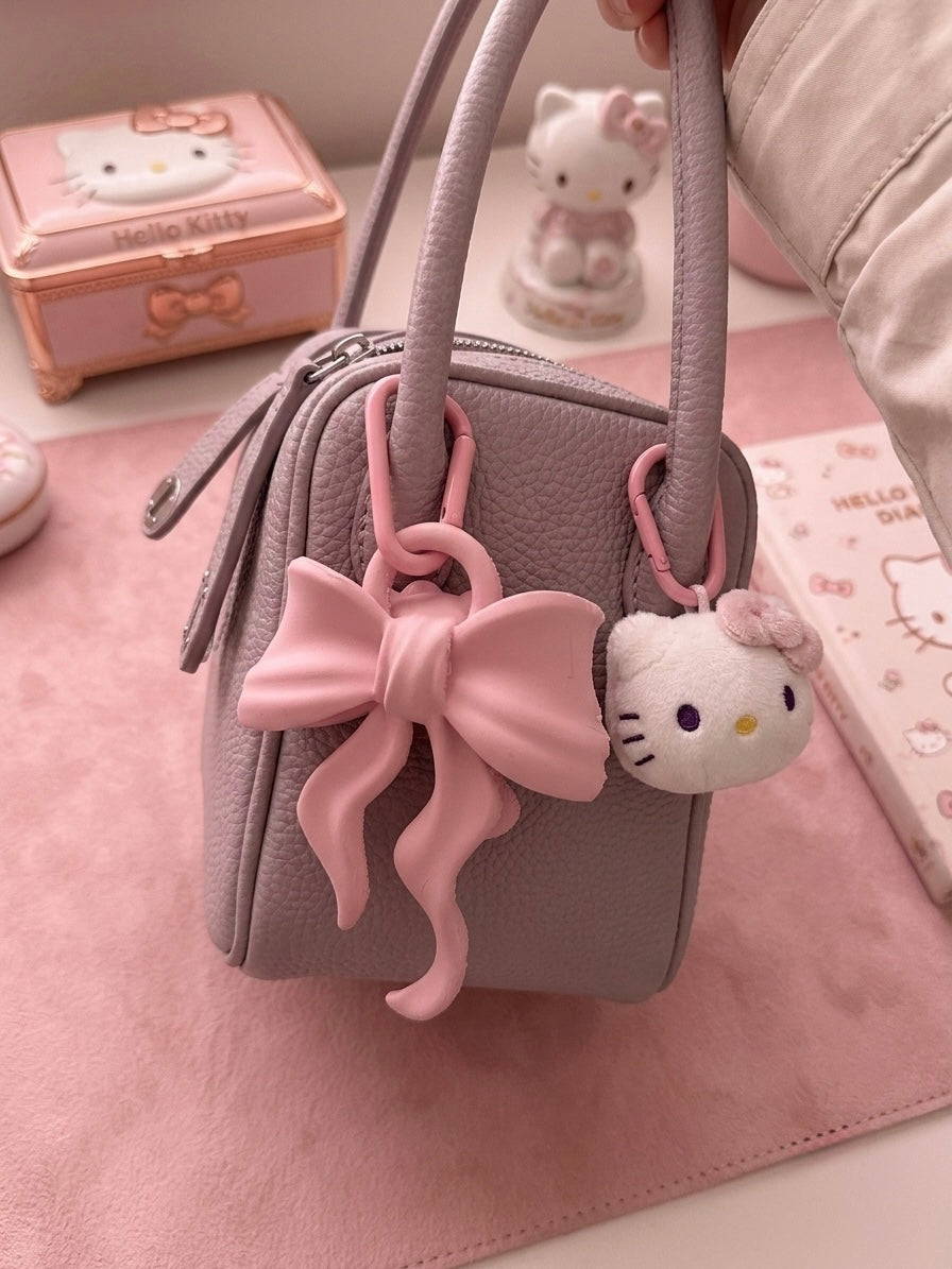 Hello Kitty Bow Bag Charm | Keychain & Purse Accessory