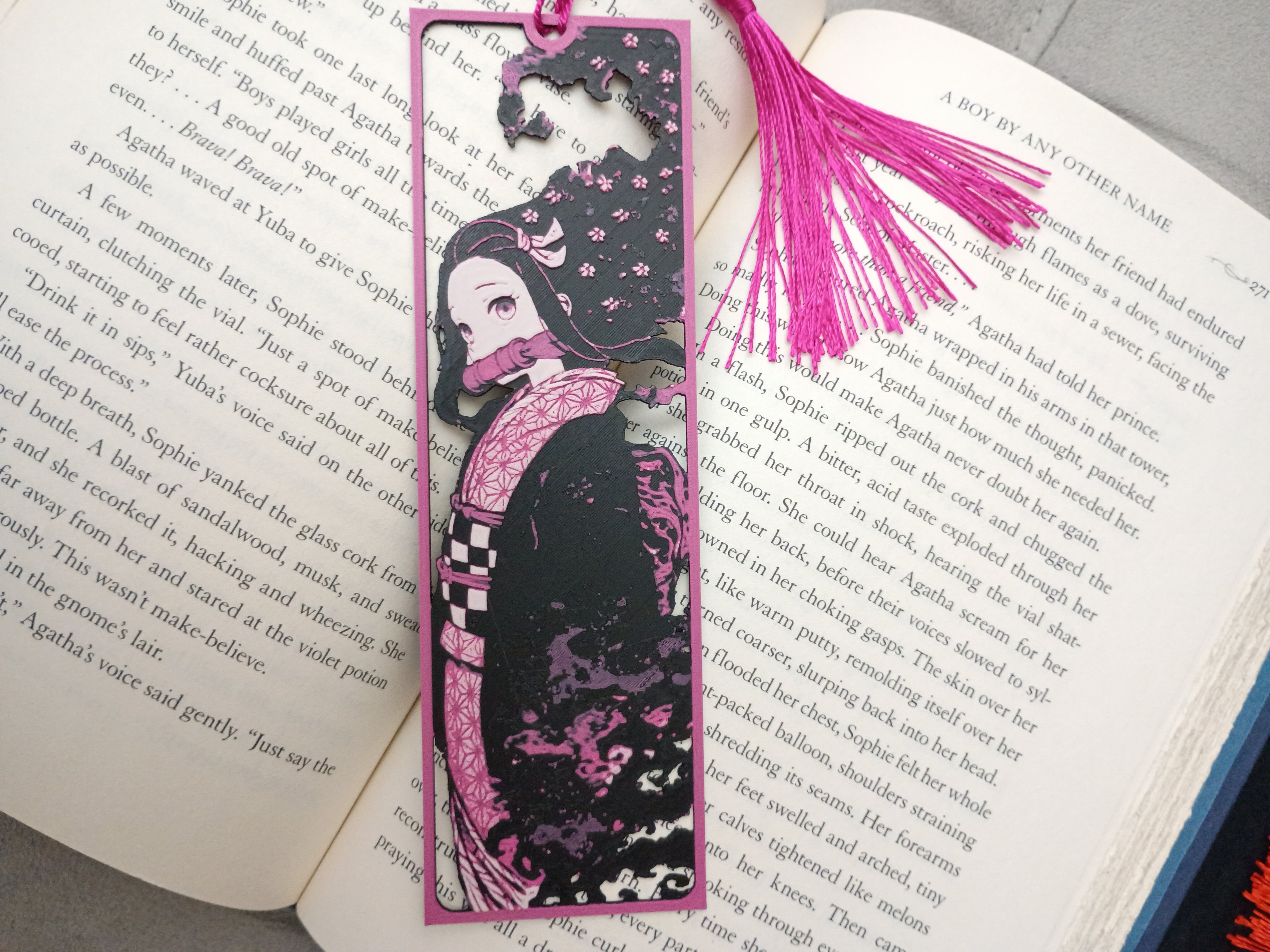 Nezuko [Framed] Demon Slayer Bookmark
